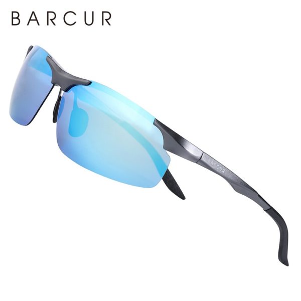 BARCUR Aluminium Magnesium Sunglasses For Men - Image 3