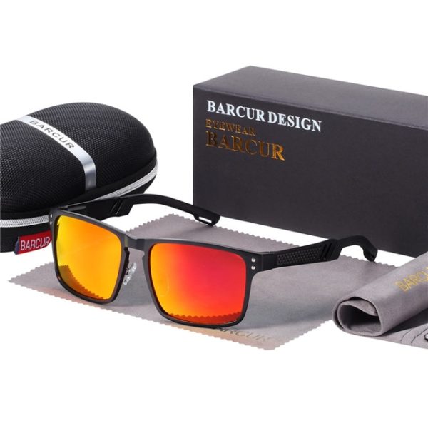 BARCUR Aluminium Magnesium Sunglasses For Men - Image 7