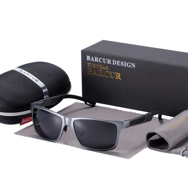 BARCUR Aluminum Magnesium Sunglasses For Men - Image 4