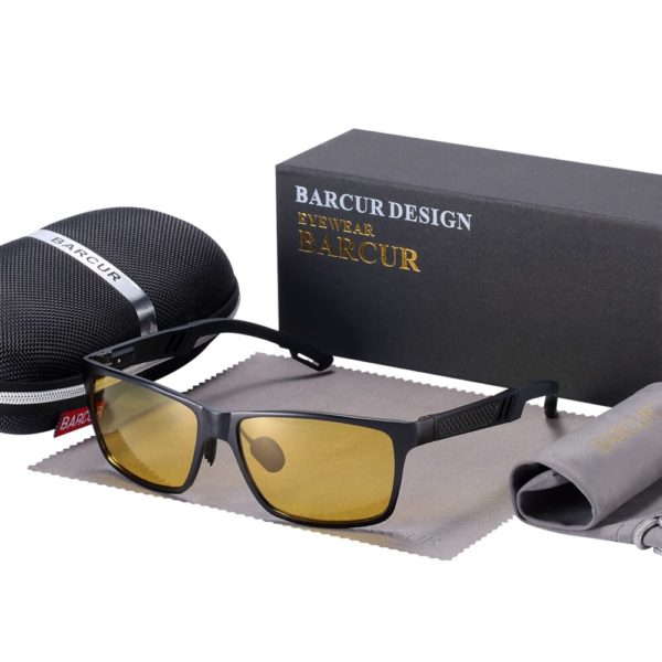 BARCUR Aluminum Magnesium Sunglasses For Men - Image 6