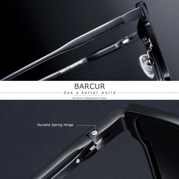 Aluminium Square Sunglasses For Men - Image 2