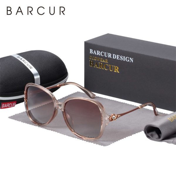 BARCUR Round Polarized Sunglasses For Women - Image 6