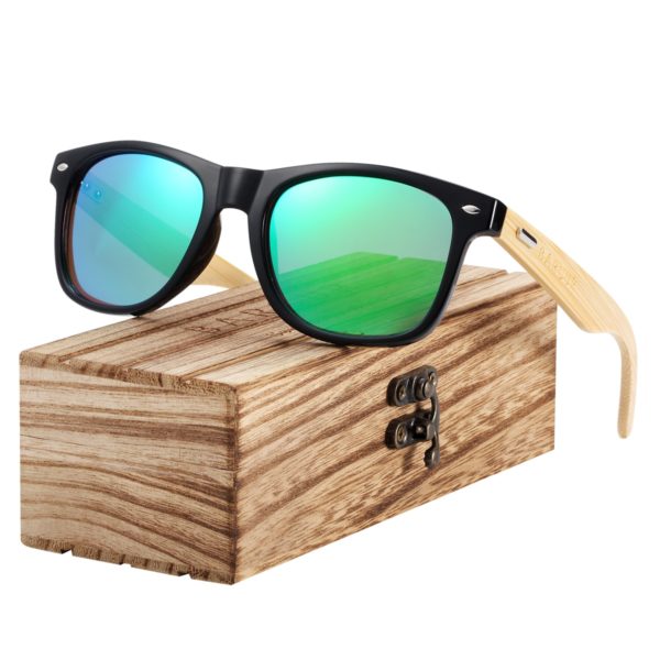 Men's Bamboo Wooden Sunglasses - Image 6