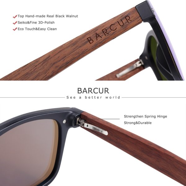 BARCUR Polarized Men's Sunglasses - Image 4