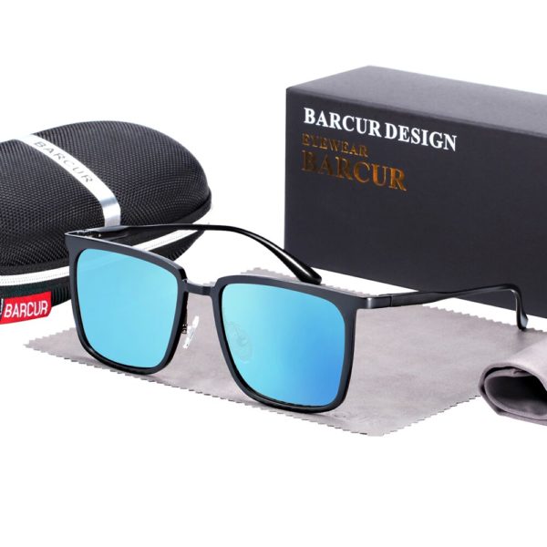 BARCUR Aluminium Magnesium Sunglasses For Men - Image 6