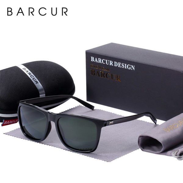 BARCUR Polarized Sun Glasses for Men in Aluminum - Image 2