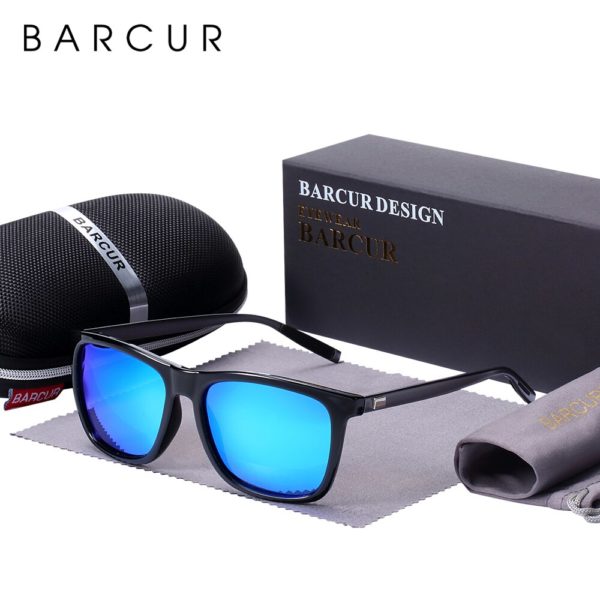 BARCUR Polarized Sun Glasses for Men in Aluminum - Image 3