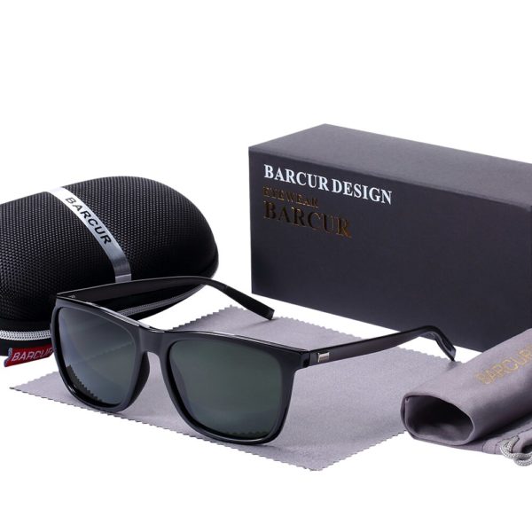 BARCUR Polarized Sun Glasses for Men in Aluminum - Image 4