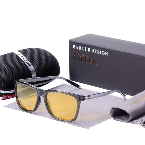 BARCUR Polarized Sun Glasses for Men in Aluminum - Image 5