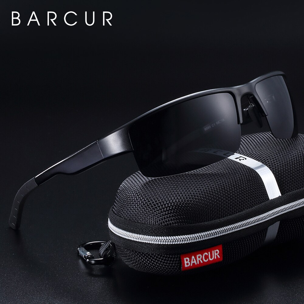 Aluminum Mens Rimless Sunglasses Mens Sport Polarized Sun Glasses