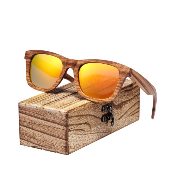 BARCUR Vintage Wooden Sunglasses Men and Women - Image 3