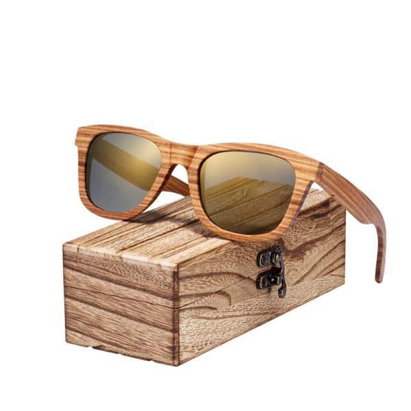 BARCUR Vintage Wooden Sunglasses Men and Women - Image 4