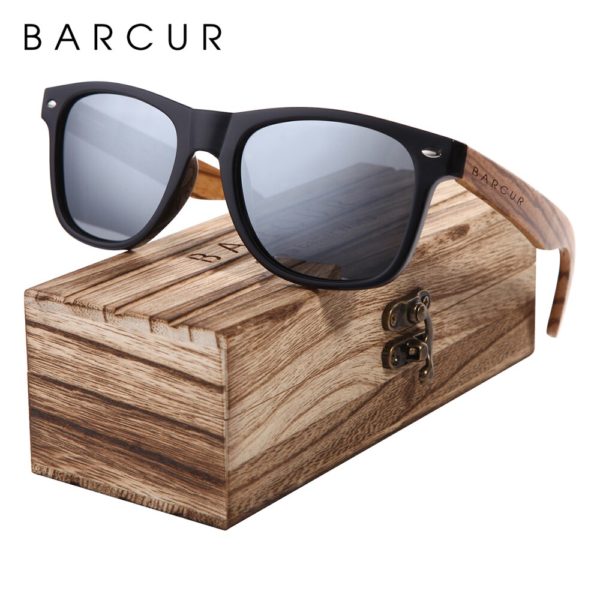 Wooden Polarized Sunglasses For Men - Image 5